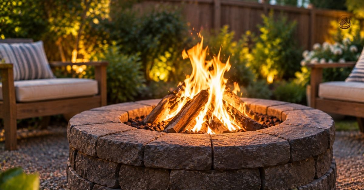 Add a Small Fire Pit Area
