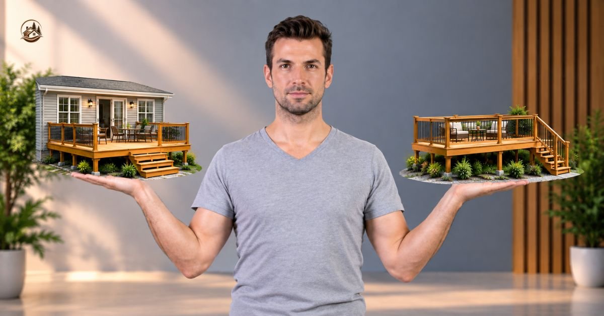 Attached or Freestanding? Choosing a Tiny Home Deck