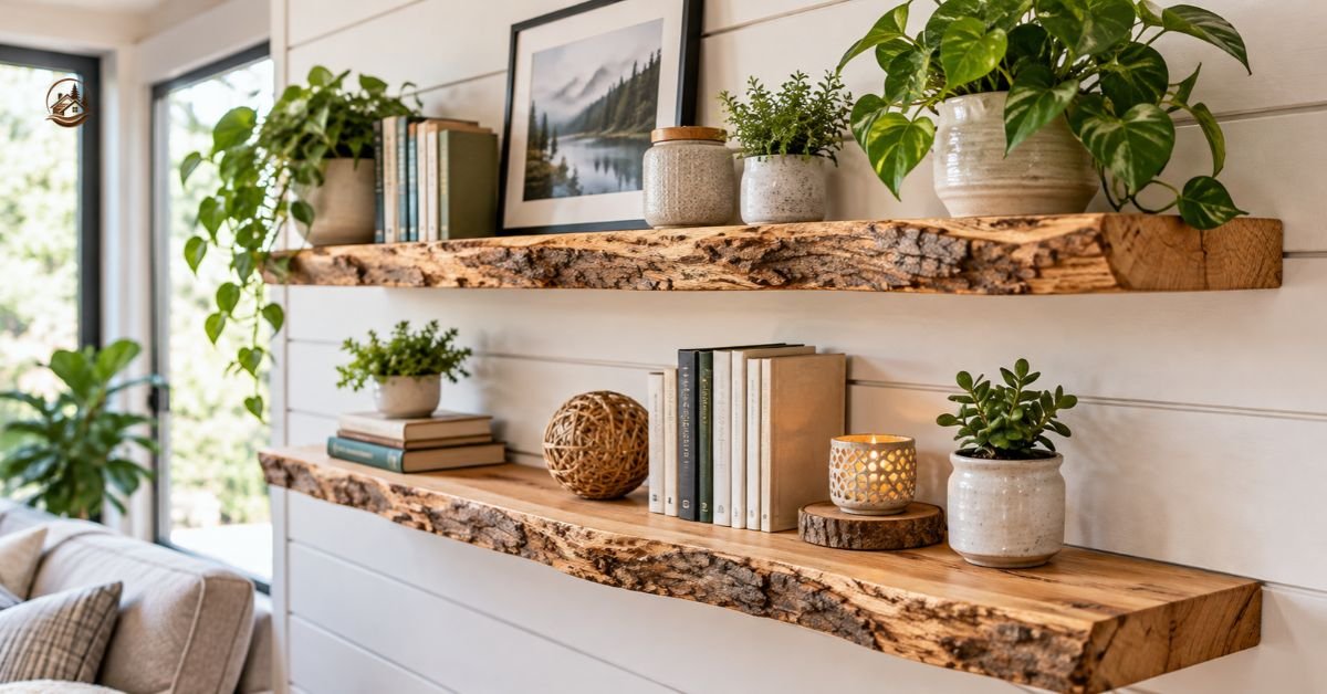 Floating Wooden Shelves