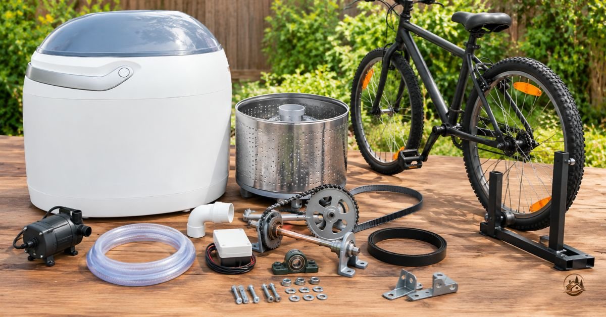 Materials for a Bicycle-Powered Washer
