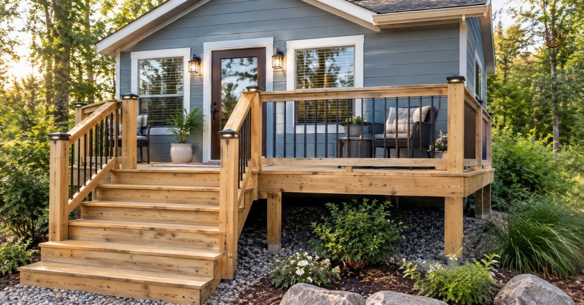 Tiny Cabin Deck