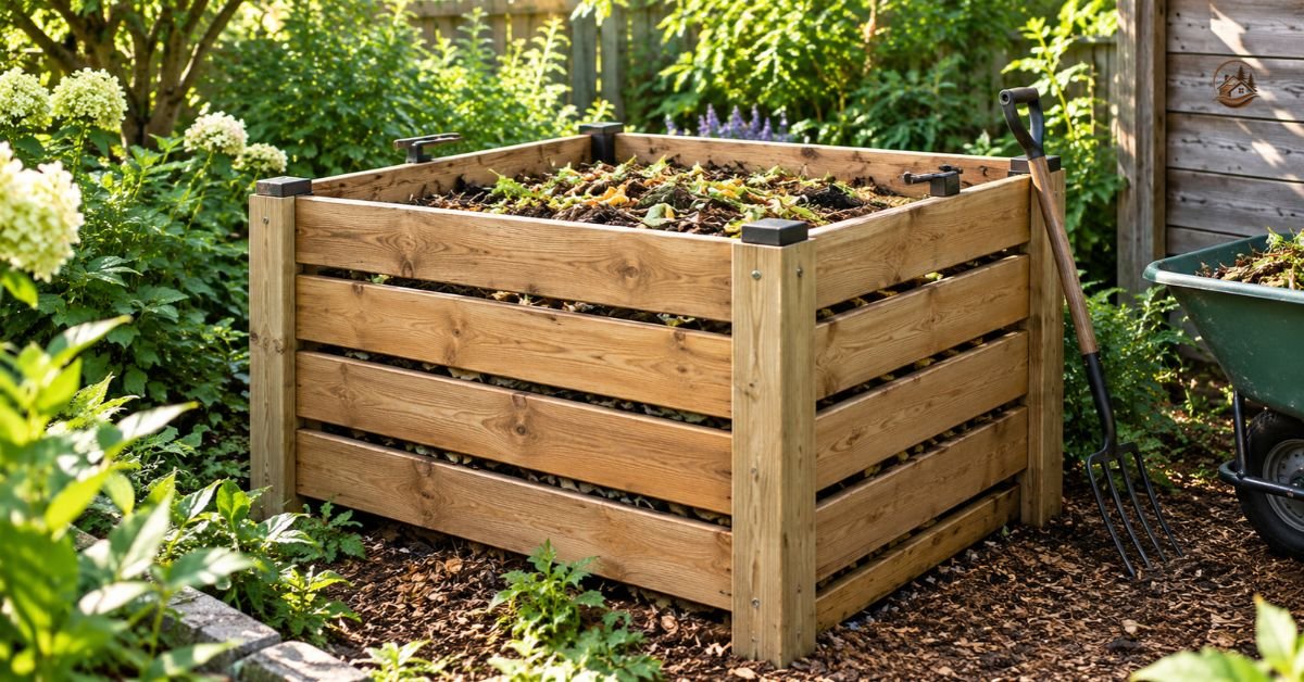  Wooden Compost Bin